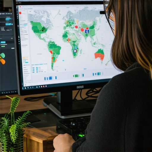 Advanced Local SEO Data Analysis SEO strategist analyzing local SEO data for map pack optimization