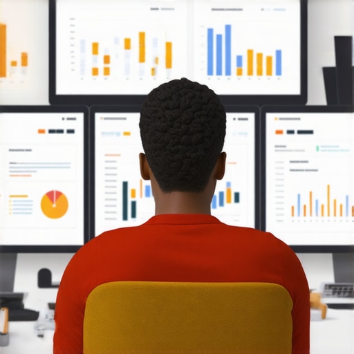 Person managing local SEO rankings with a dashboard and citation tools