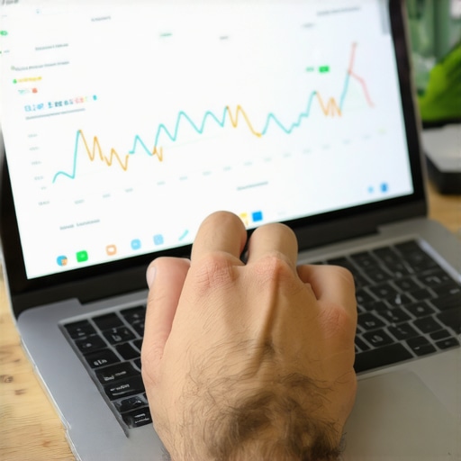 Person analyzing local SEO data on laptop for sustained map pack recovery