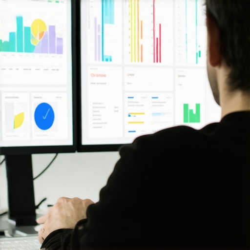 Person using digital tools to monitor local SEO and map pack performance